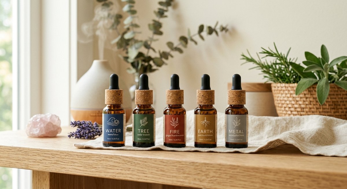 ISOHA 5 Element Oil Blends — Complete Set