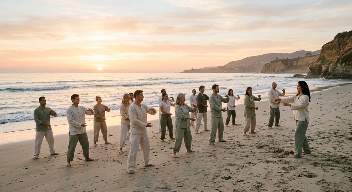 Ocean Beach Sunrise Tai Chi Retreat