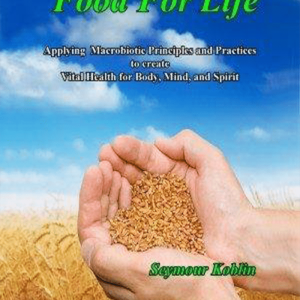 A book cover with wheat and the words food for life